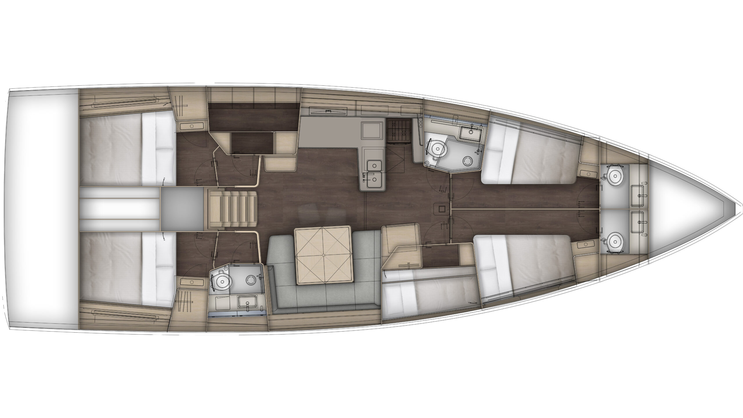 Dufour-54-Interior-Layout-02